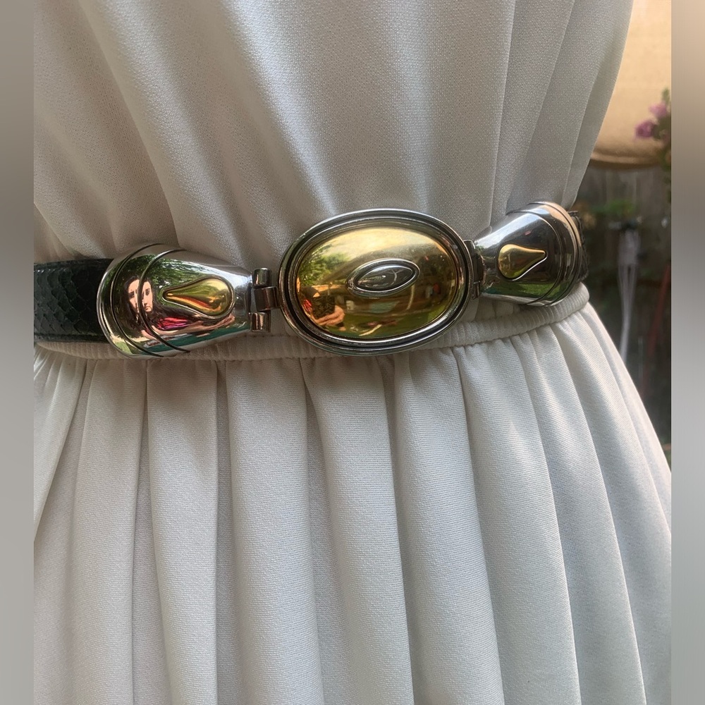 VINTAGE DAME Silver and Gold Belt